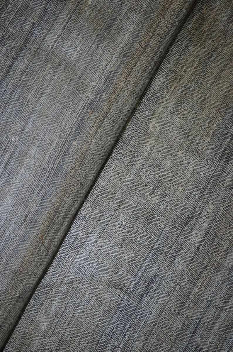 Handwoven Natural Yarn Dyed Pure  Spun Unfinished Muga Tussar Silk Fabric