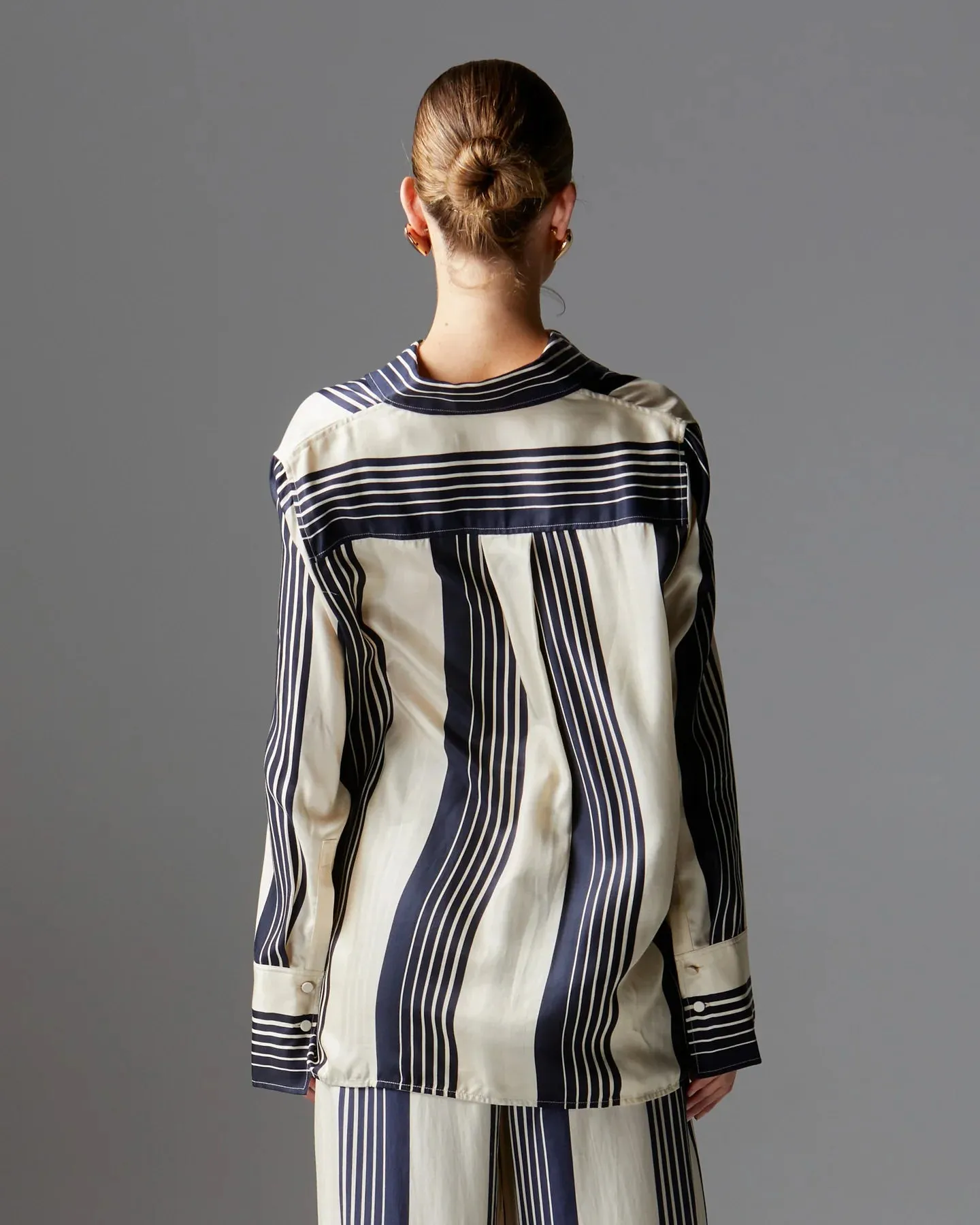 Heartstopper Shirt - Navy Stripe