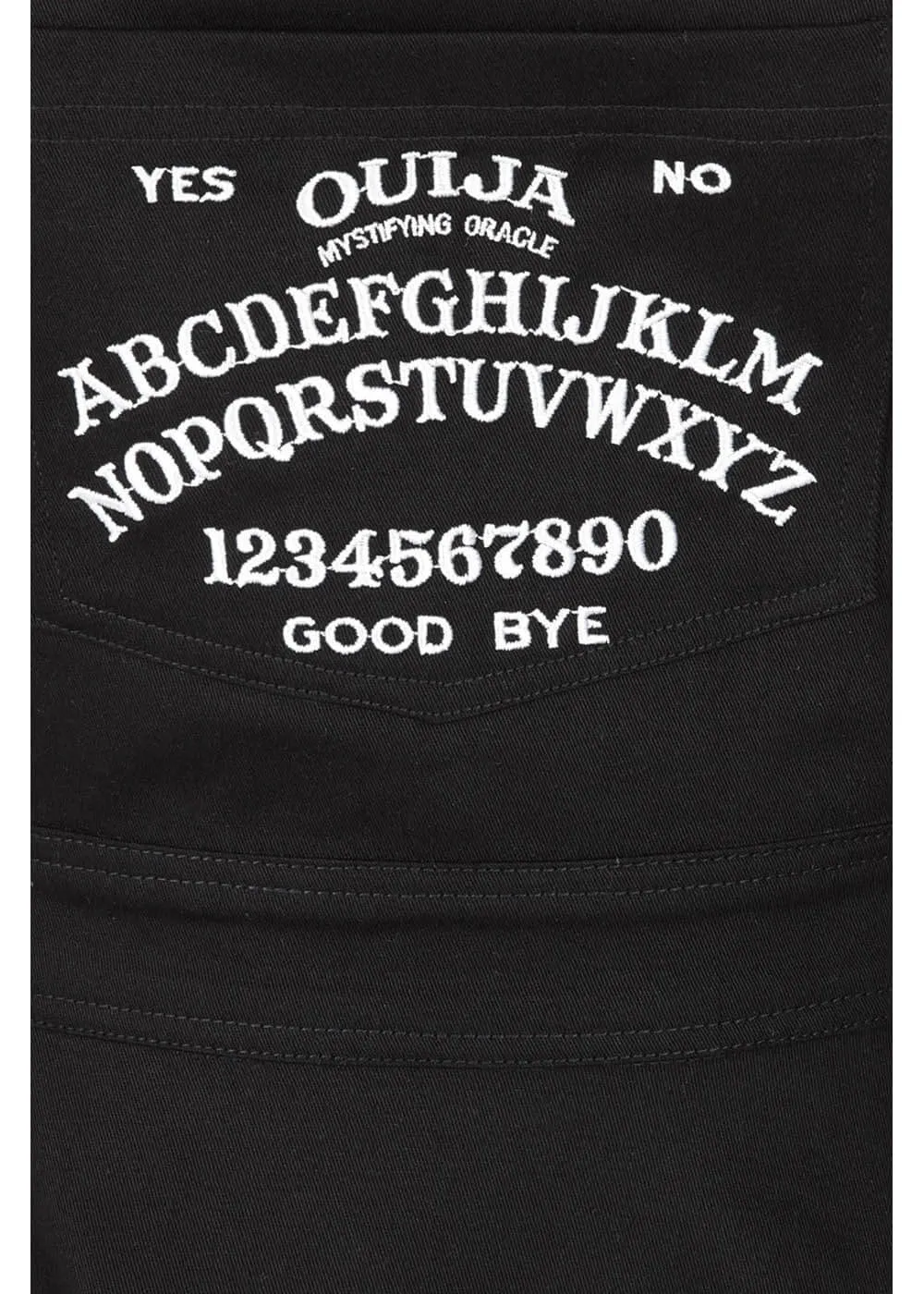 Hell Bunny Samara Ouija 60's Pinafore Jurk Zwart