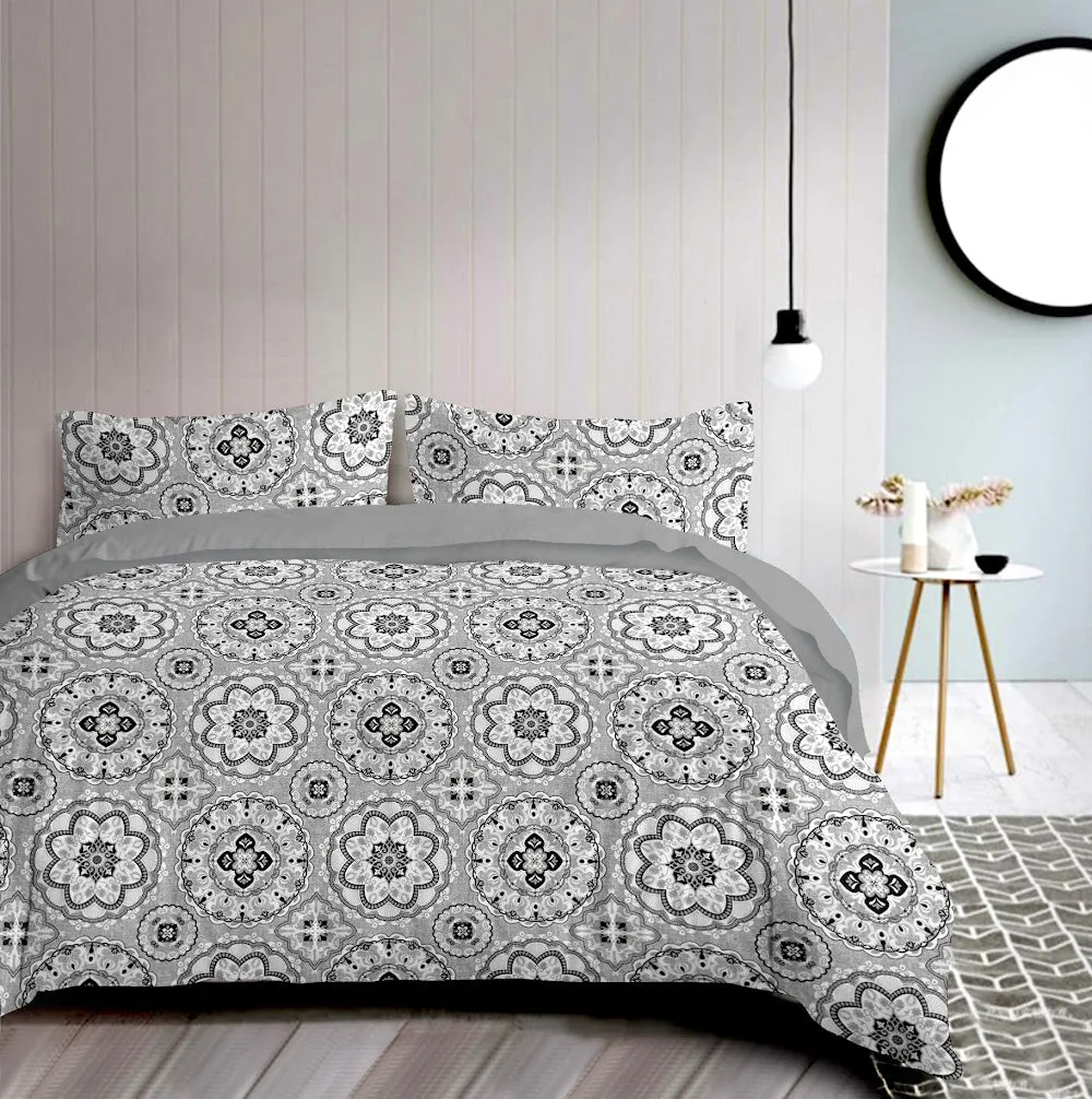Hillcrest Comfy Lux Printed 988TC Fitted Sheet Set – Corette (Online Exclusive)