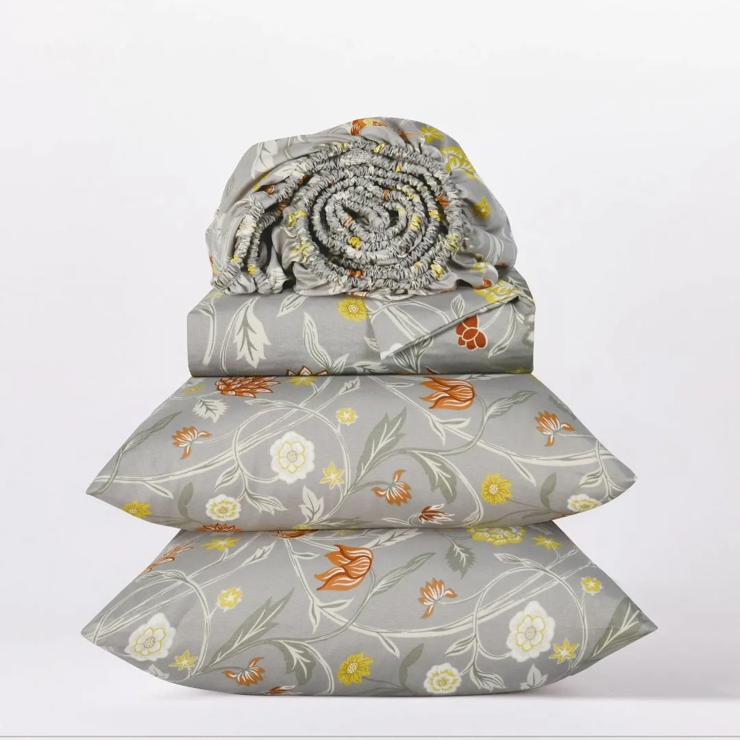 Hillcrest Comfy Lux Printed 988TC Fitted Sheet Set – Liana (Online Exclusive)