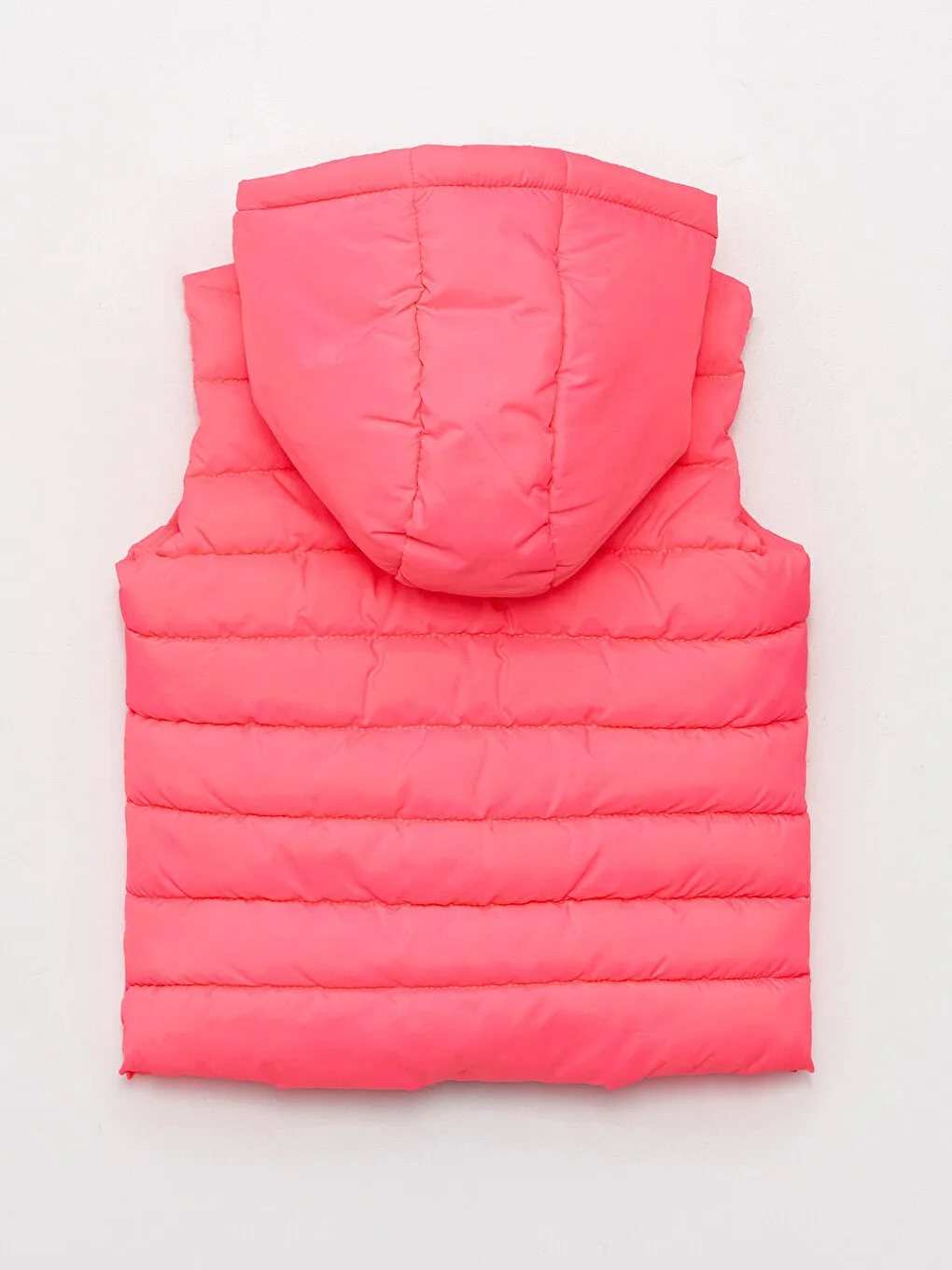 Hooded Girls Puffer Vest