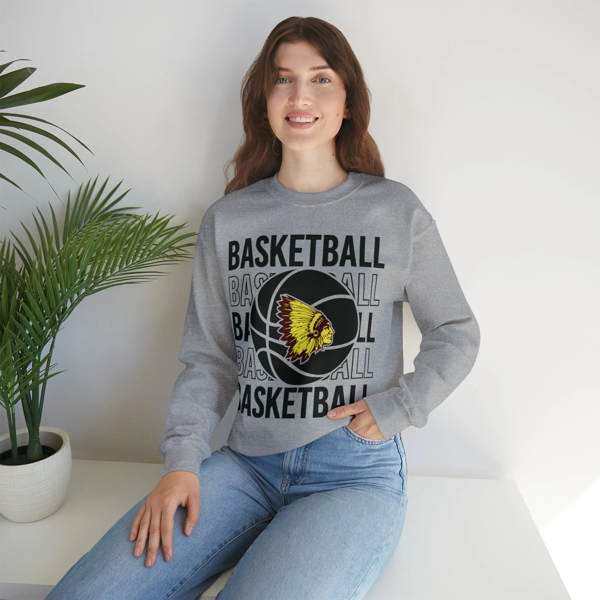 Immanuel Lutheran Basketball Crewneck Sweatshirt