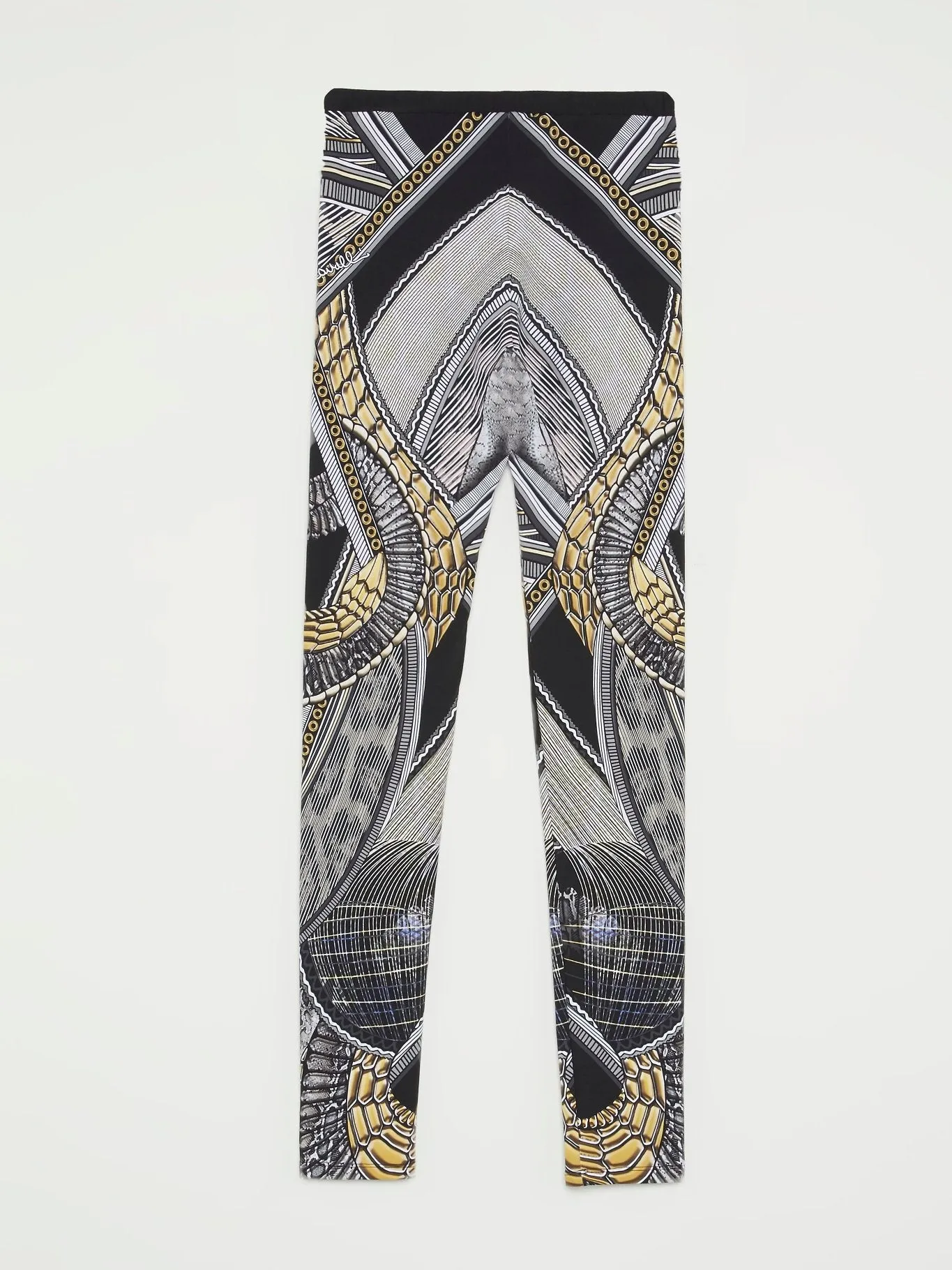 Jacquard Print Waistband Trousers