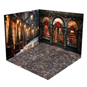Kate Christmas Street Store Stone Room Set