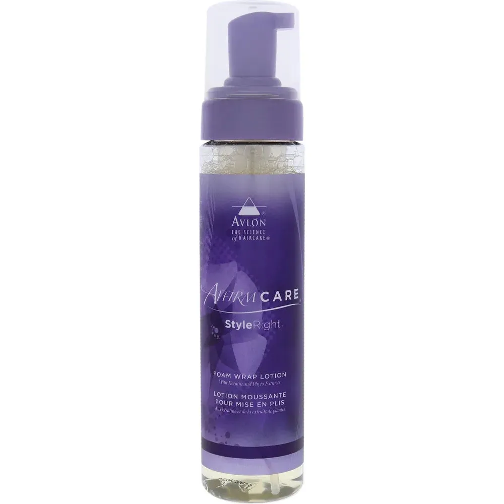 KeraCare & Affirm Foam Wrap Lotion – Smooth, Set, & Style (8oz)