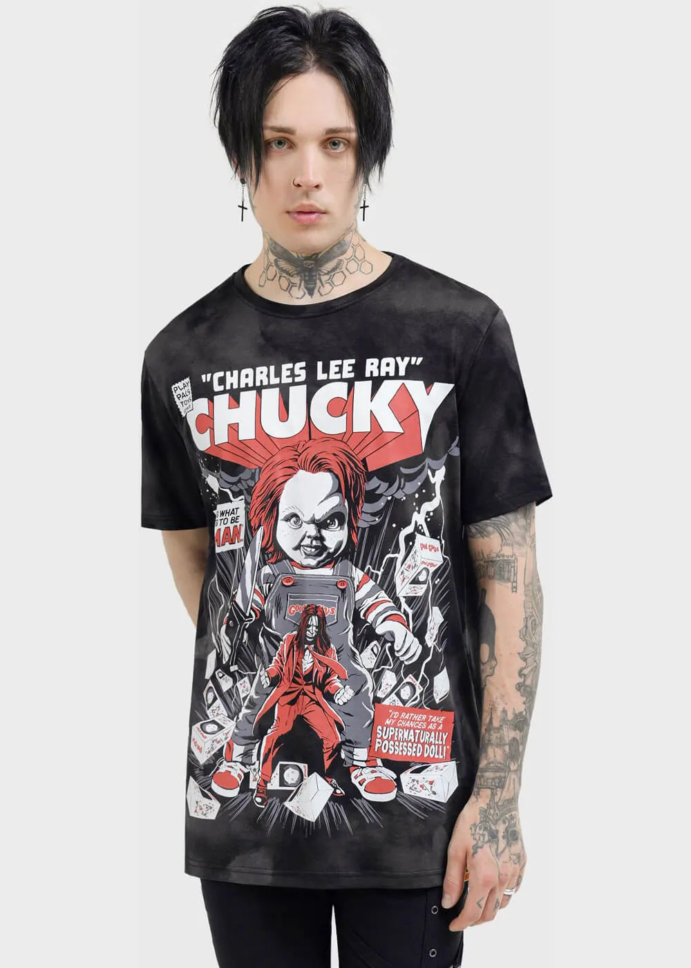 Killstar x Chucky Charles Lee Ray T-Shirt Black