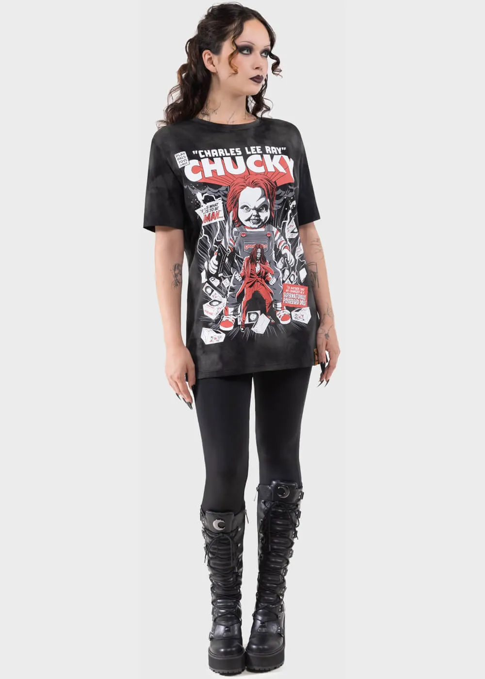 Killstar x Chucky Charles Lee Ray T-Shirt Black