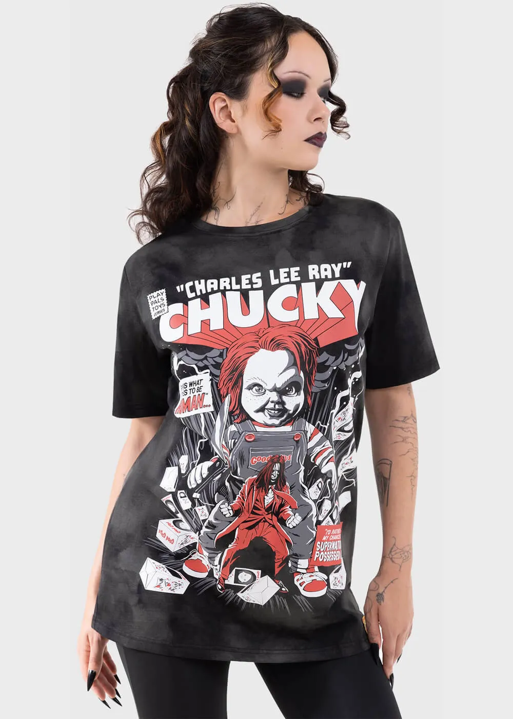 Killstar x Chucky Charles Lee Ray T-Shirt Black