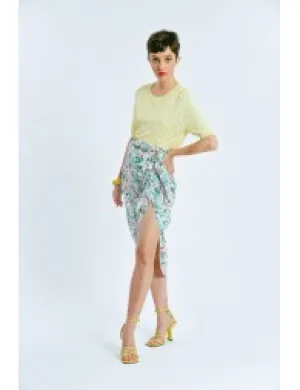 Knit Short Sleeve Sweater