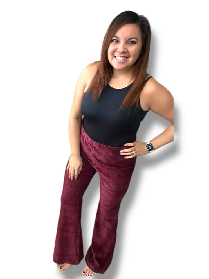 Kylie - Solid Windsor Wine Red