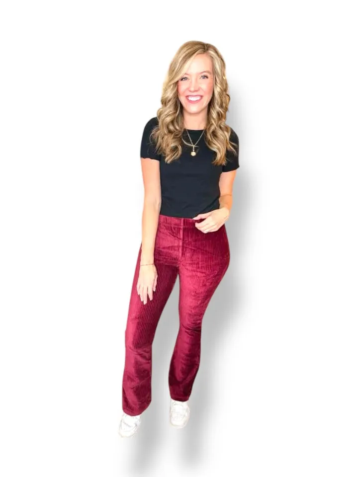 Kylie - Solid Windsor Wine Red
