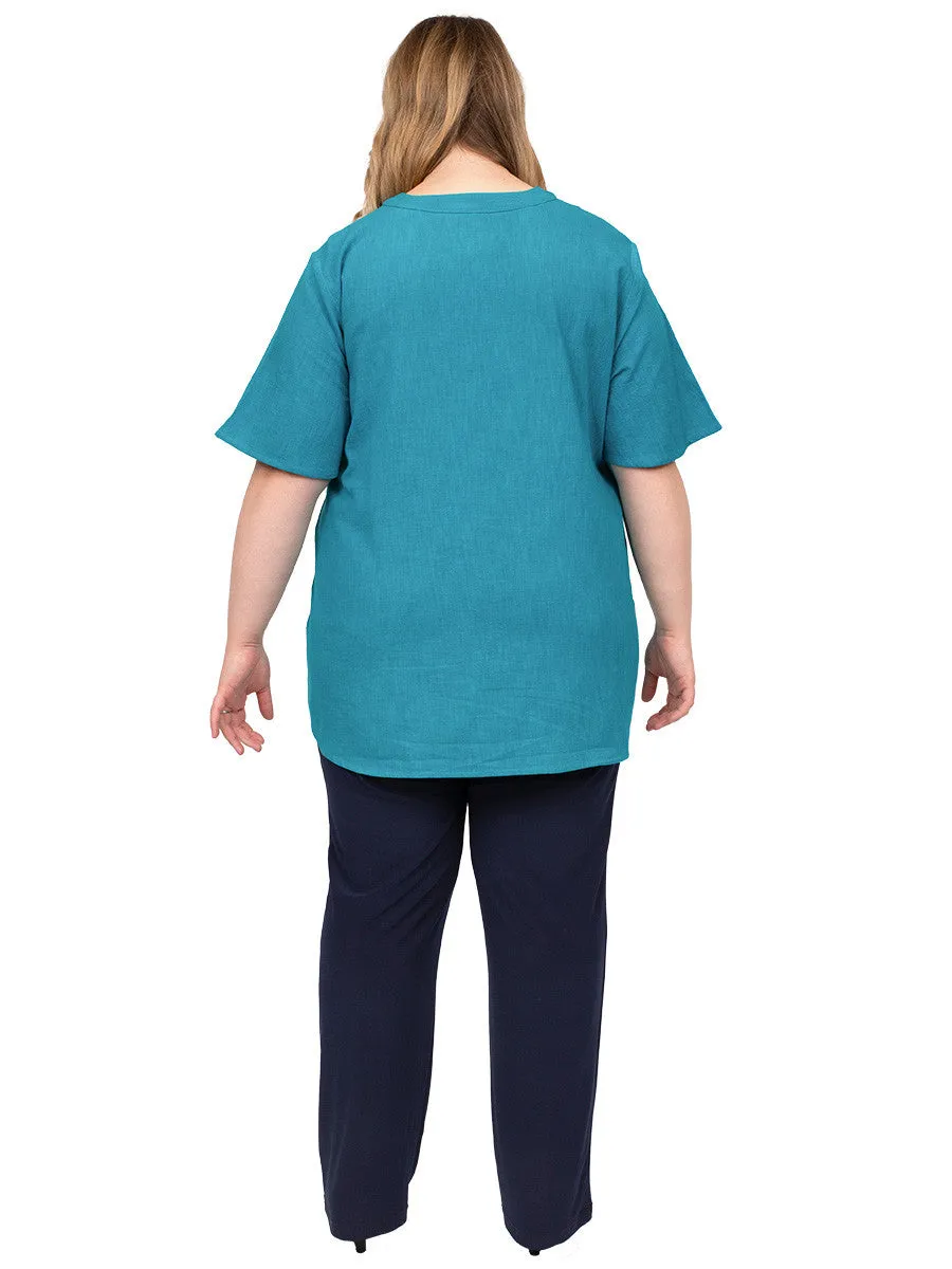 Lady Soul Top - Teal*
