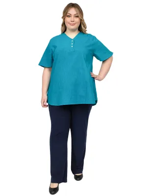 Lady Soul Top - Teal*