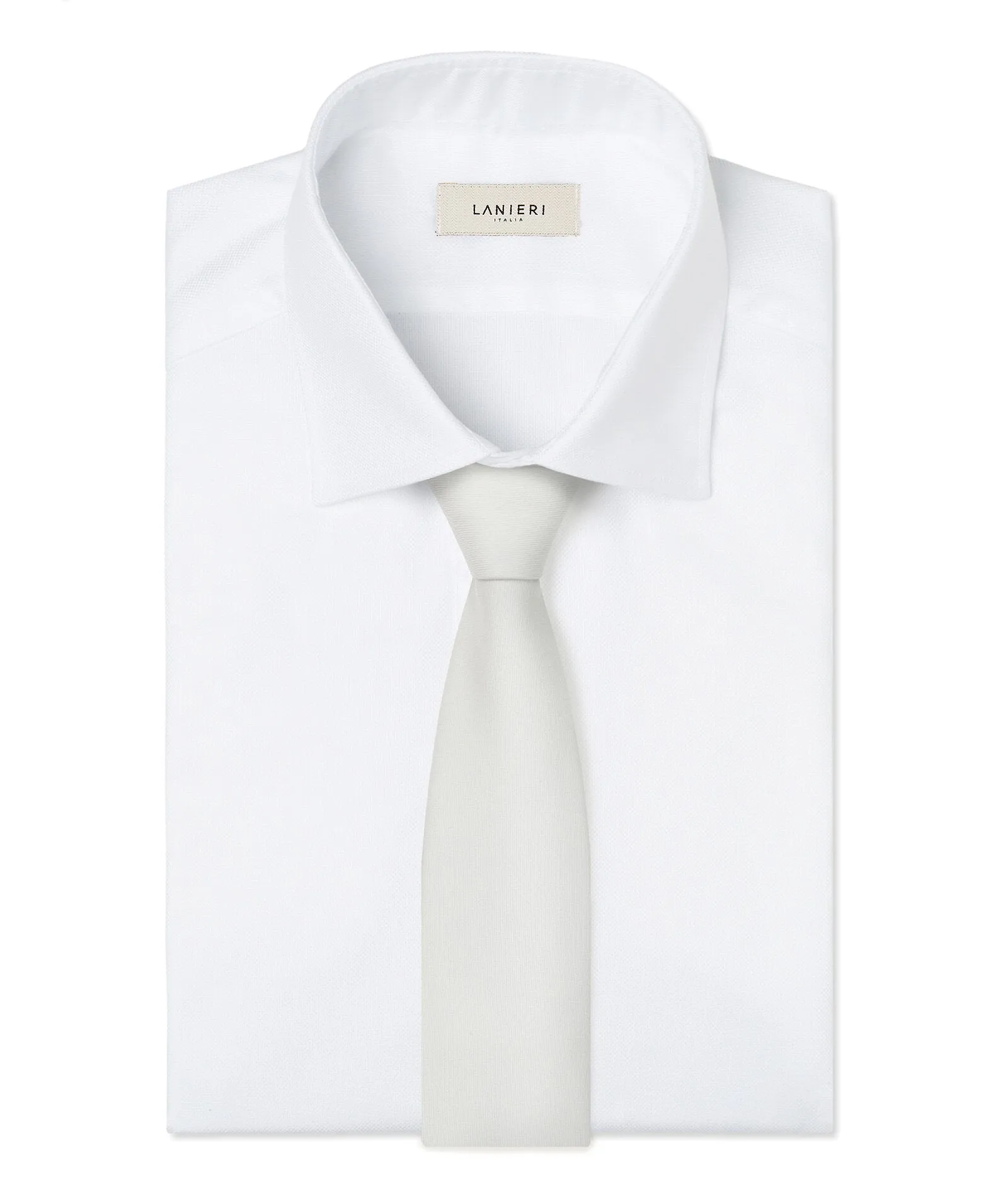 Light Grey Men's Handmade Wool Tie