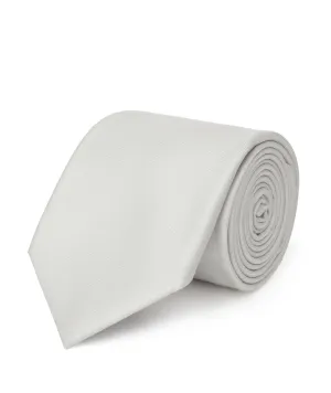 Light Grey Men's Handmade Wool Tie