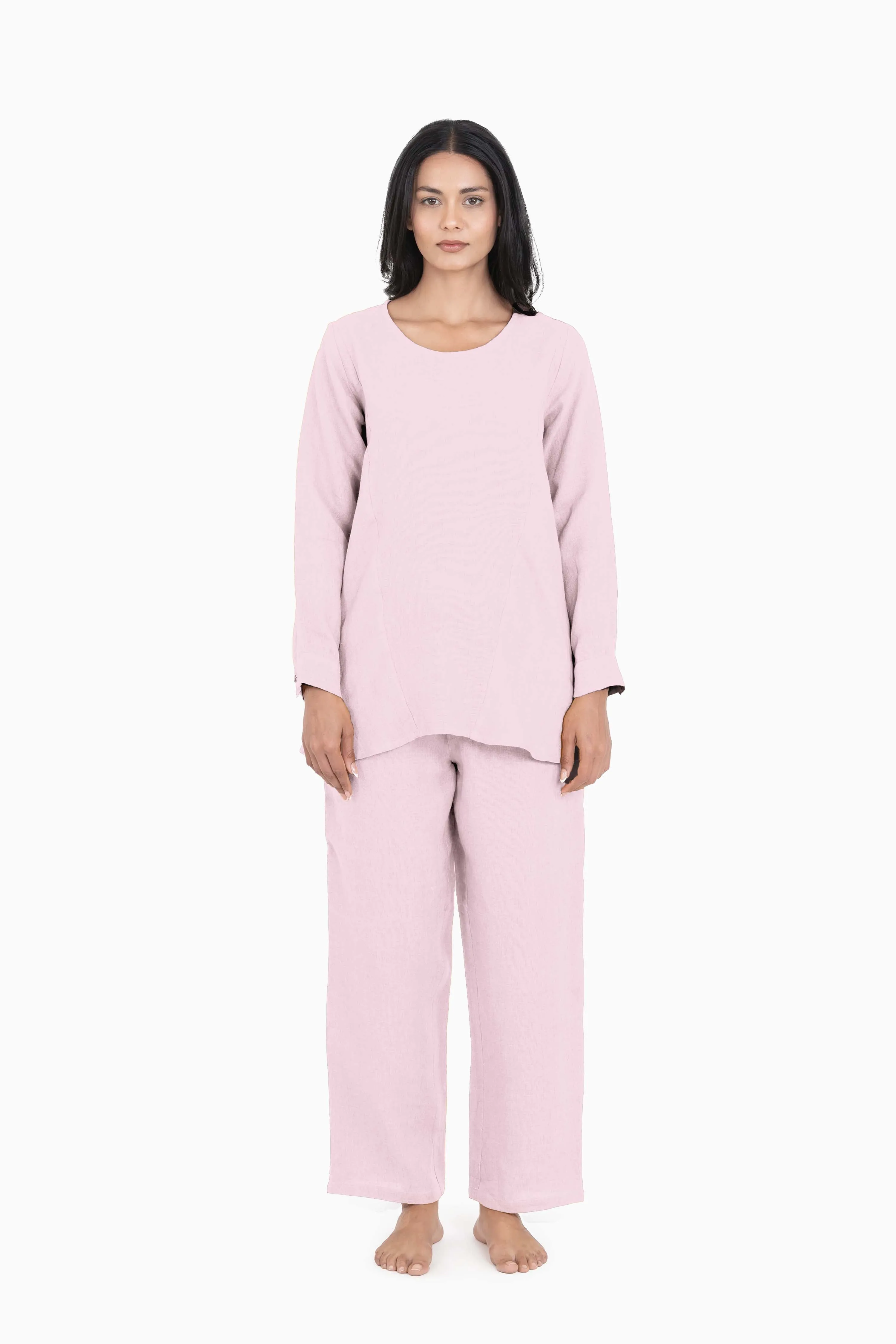 Linen Candace Co-Ord Set-Pacific Blue