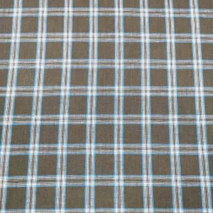 Linen, Charcoal Check