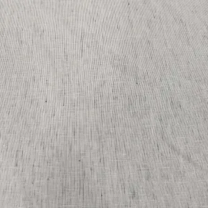 Linen, Fine Pinstripe Charcoal