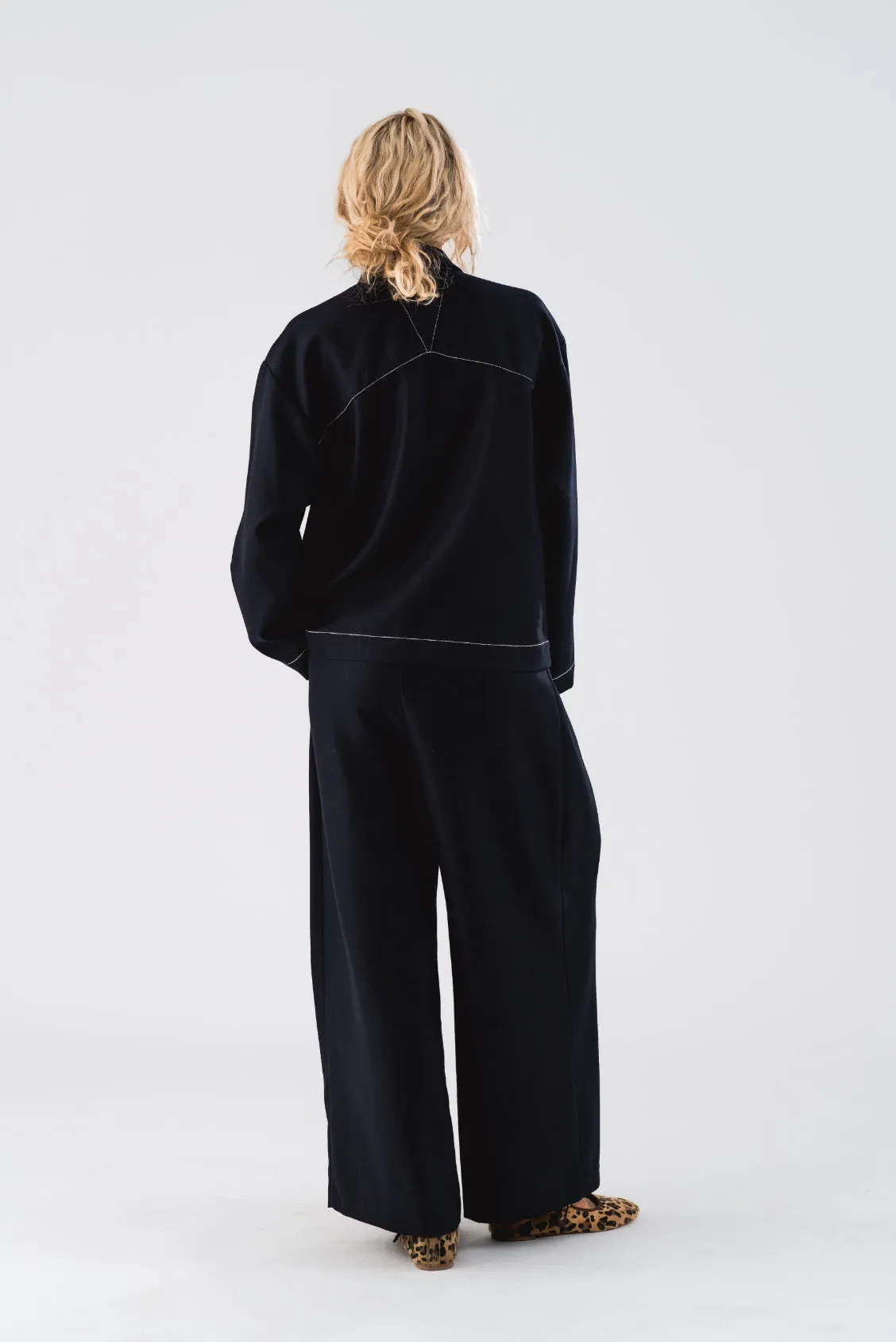 LOLLYS LAUNDRY Khai Jacket | Dark Blue