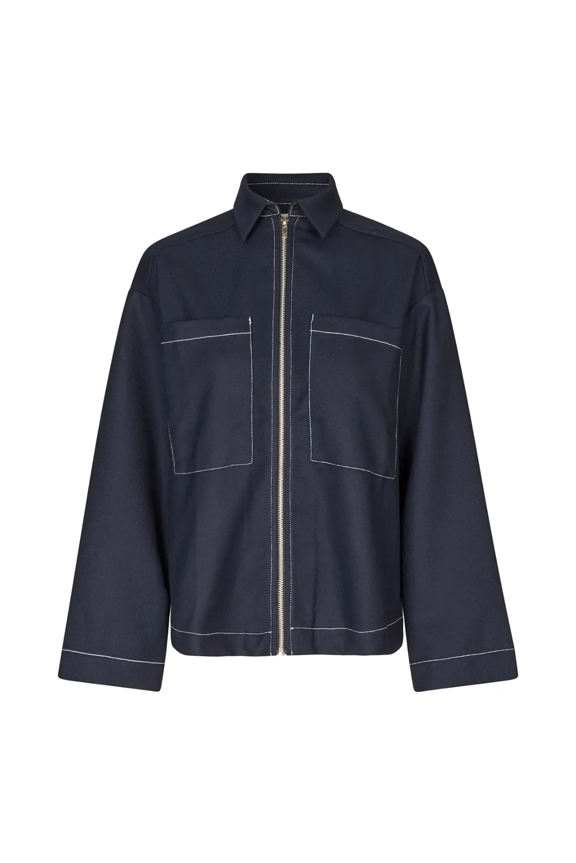 LOLLYS LAUNDRY Khai Jacket | Dark Blue