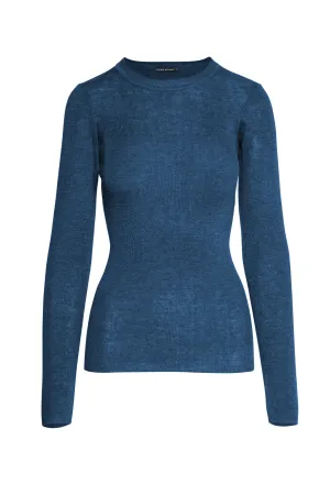 Lounge the Label II BERLIN Fine Knit Slim Top - blue