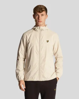 Lyle & Scott Zip Through Hooded Jacket In Cove