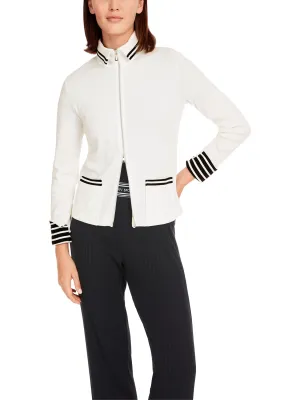 Marc Cain Light jacket in cotton rib YS 31.12 J55 - Pre-Order May Delivery