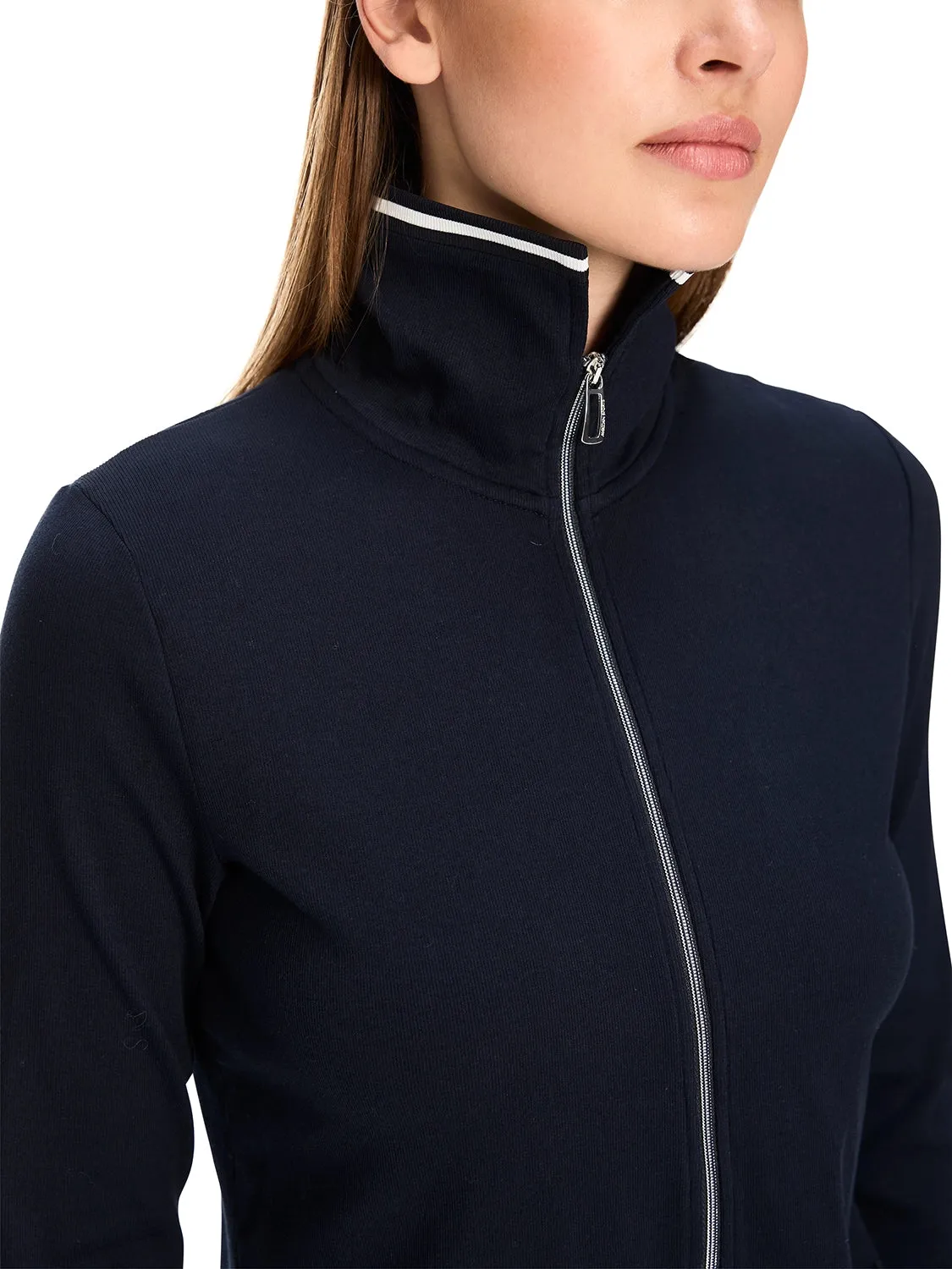 Marc Cain Light jacket in cotton rib YS 31.12 J55 - Pre-Order May Delivery