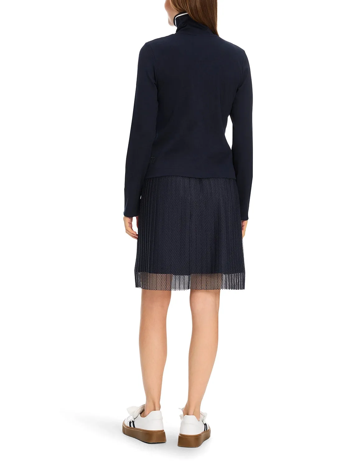 Marc Cain Light jacket in cotton rib YS 31.12 J55 - Pre-Order May Delivery