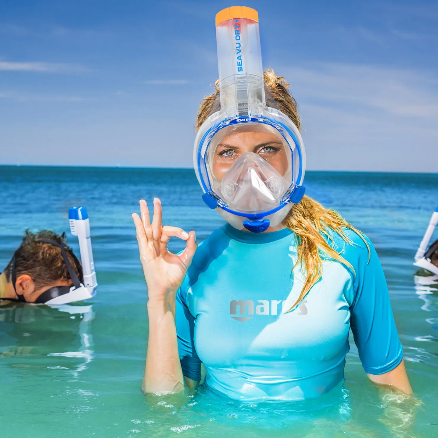 Mares Sea Vu Dry  Full Face Snorkelling Mask