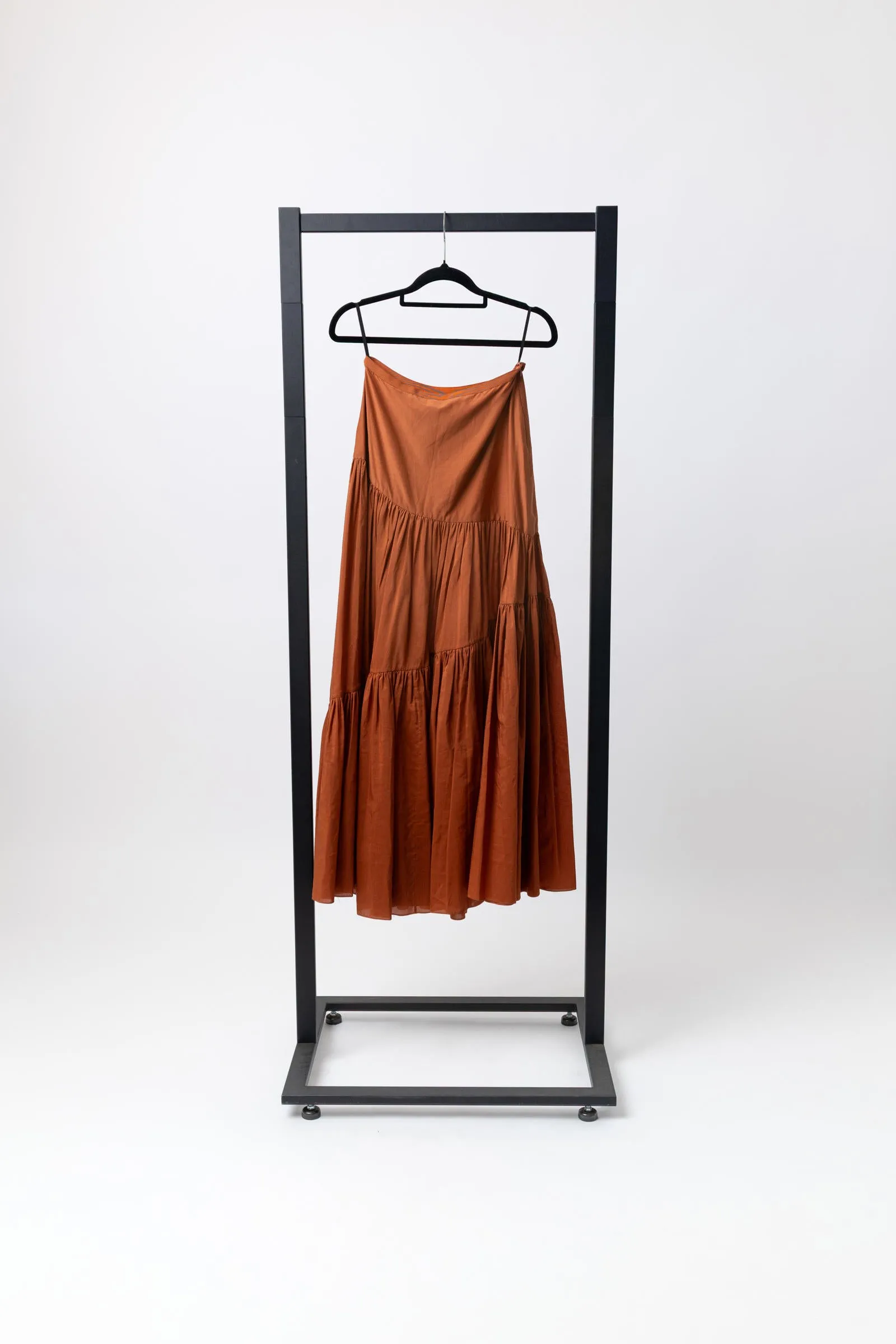 MATTEAU Asymmetric Tiered Skirt - Toffee
