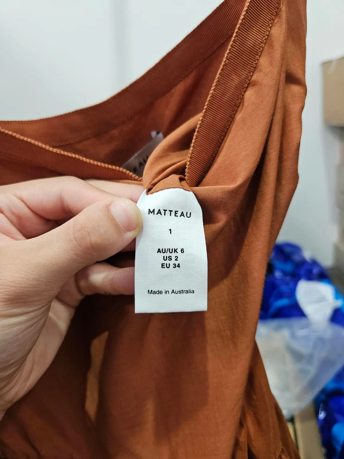 MATTEAU Asymmetric Tiered Skirt - Toffee