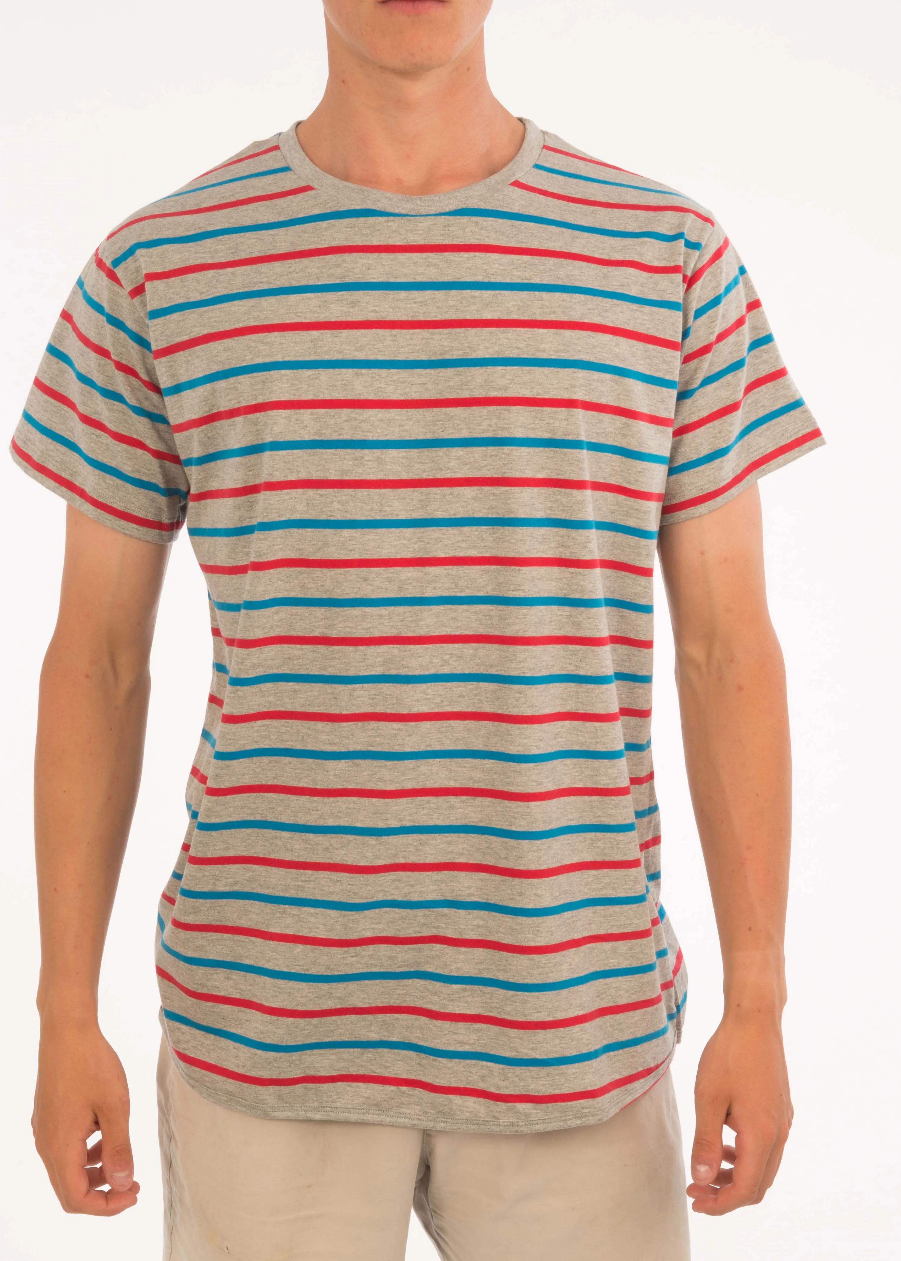 Medium Stripe Round Neck Tee