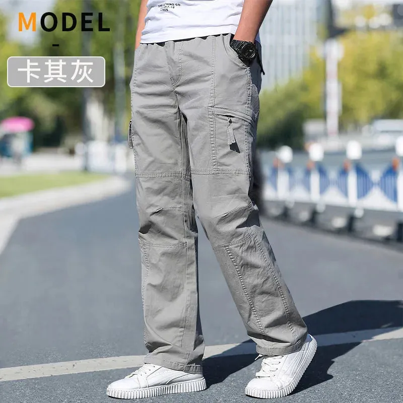 Men's Cargo Pants: Summer Spring Cotton Workwear