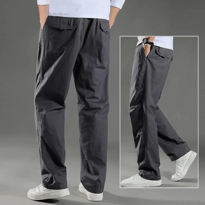 Men's Cargo Pants: Summer Spring Cotton Workwear