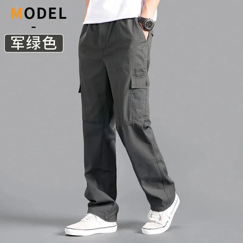 Men's Cargo Pants: Summer Spring Cotton Workwear