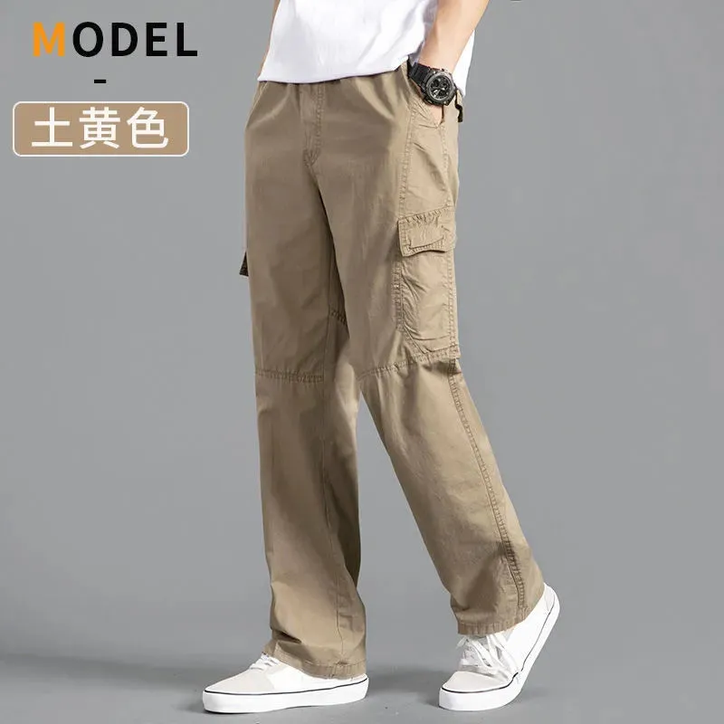 Men's Cargo Pants: Summer Spring Cotton Workwear