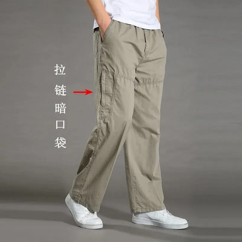 Men's Cargo Pants: Summer Spring Cotton Workwear