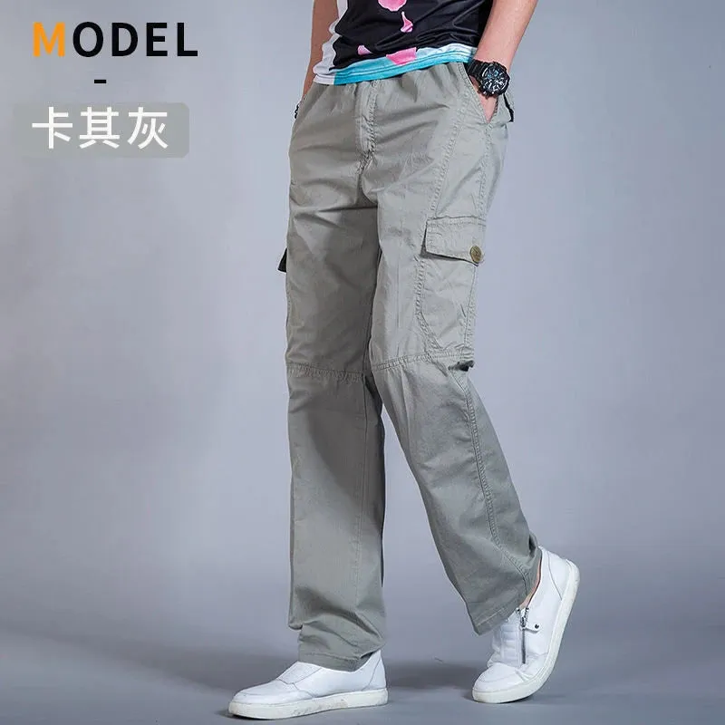 Men's Cargo Pants: Summer Spring Cotton Workwear