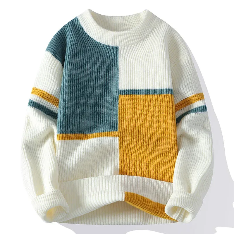 Men's Loose Knitted Sweater