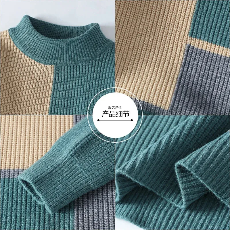 Men's Loose Knitted Sweater