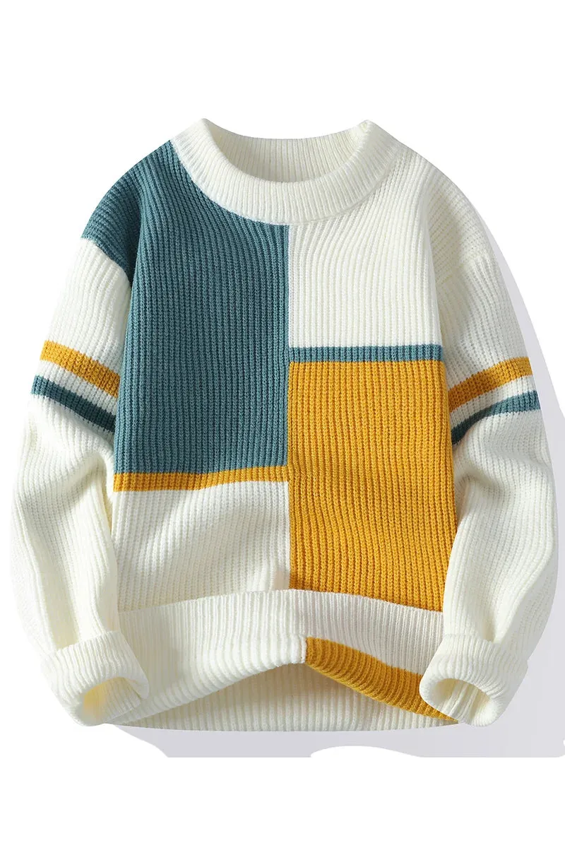 Men's Loose Knitted Sweater