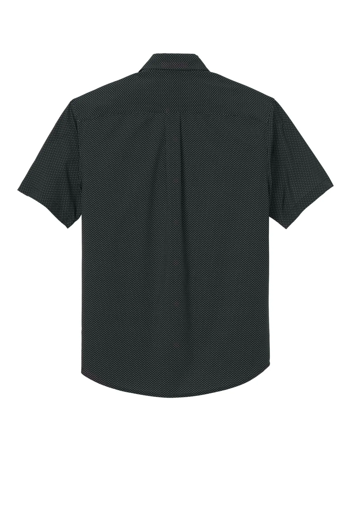 Mercer Mettle Short Sleeve UV Capital Tech Shirt MM2006 Deep Black Triangle Print