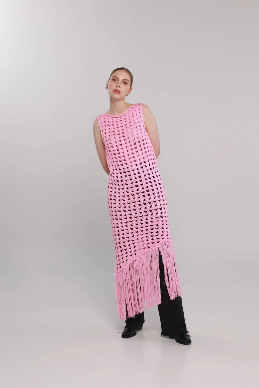 Mesh Not So Basic Dress