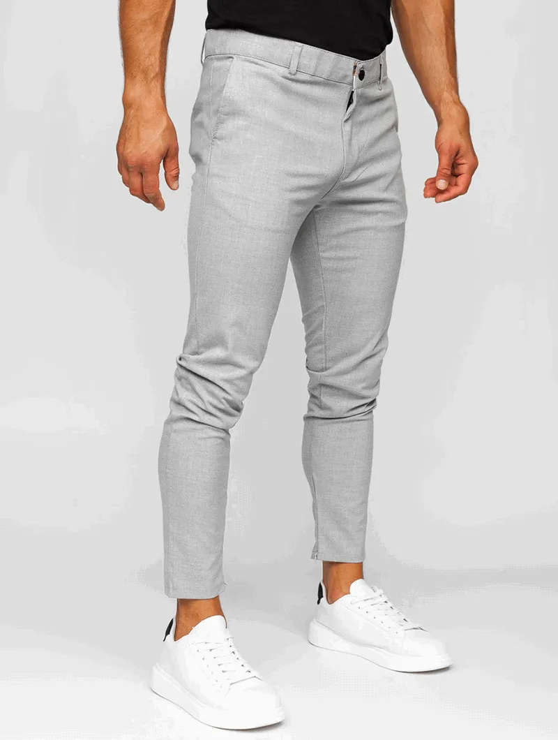 Michael – Comfortable Stretch Grey Pants for Men