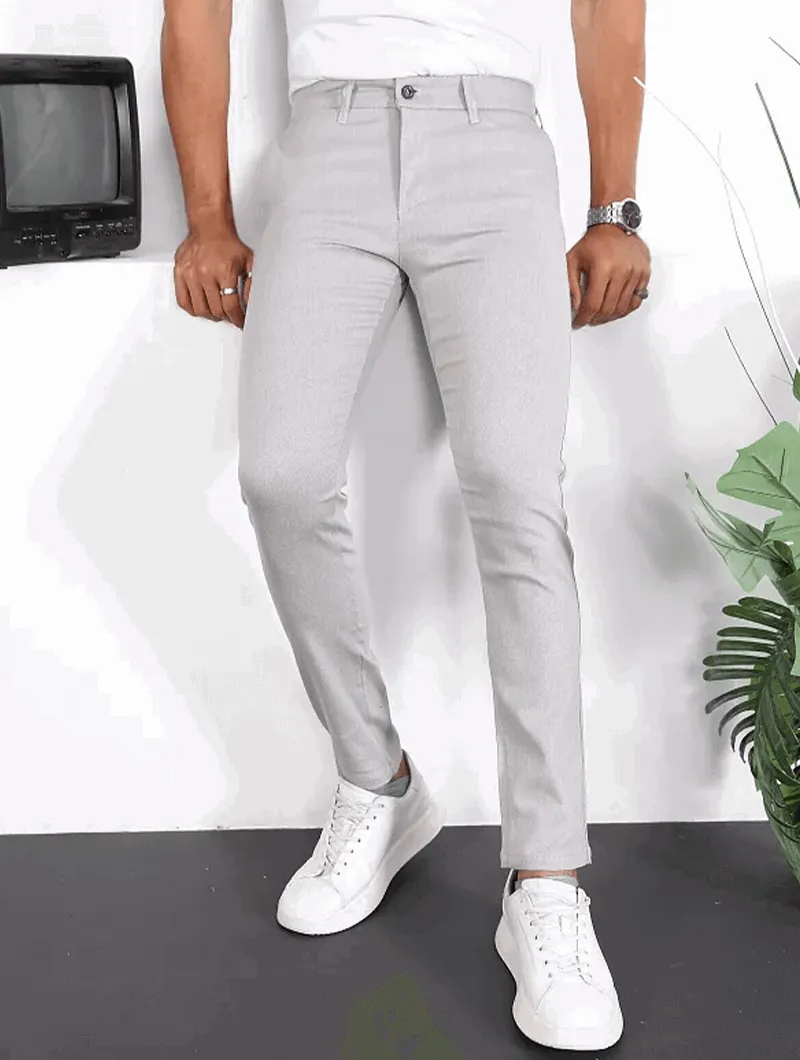 Michael – Comfortable Stretch Grey Pants for Men
