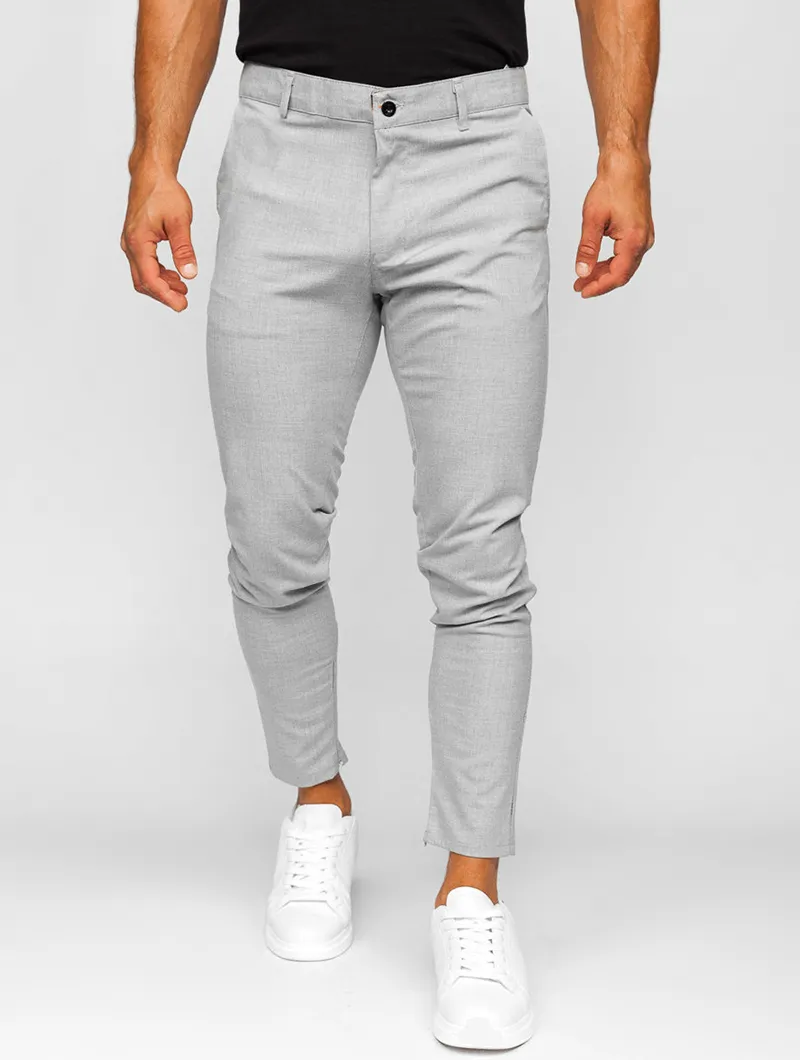 Michael – Comfortable Stretch Grey Pants for Men