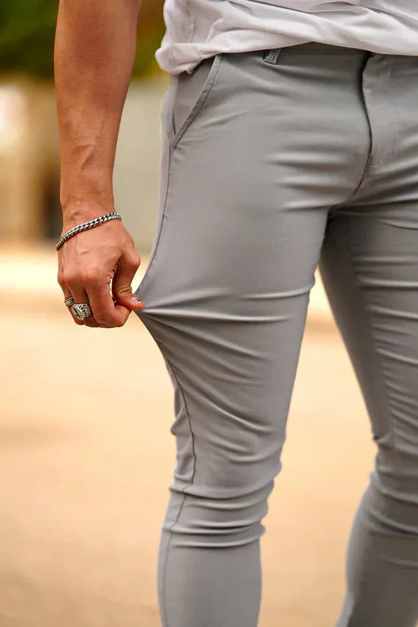 Michael – Comfortable Stretch Grey Pants for Men