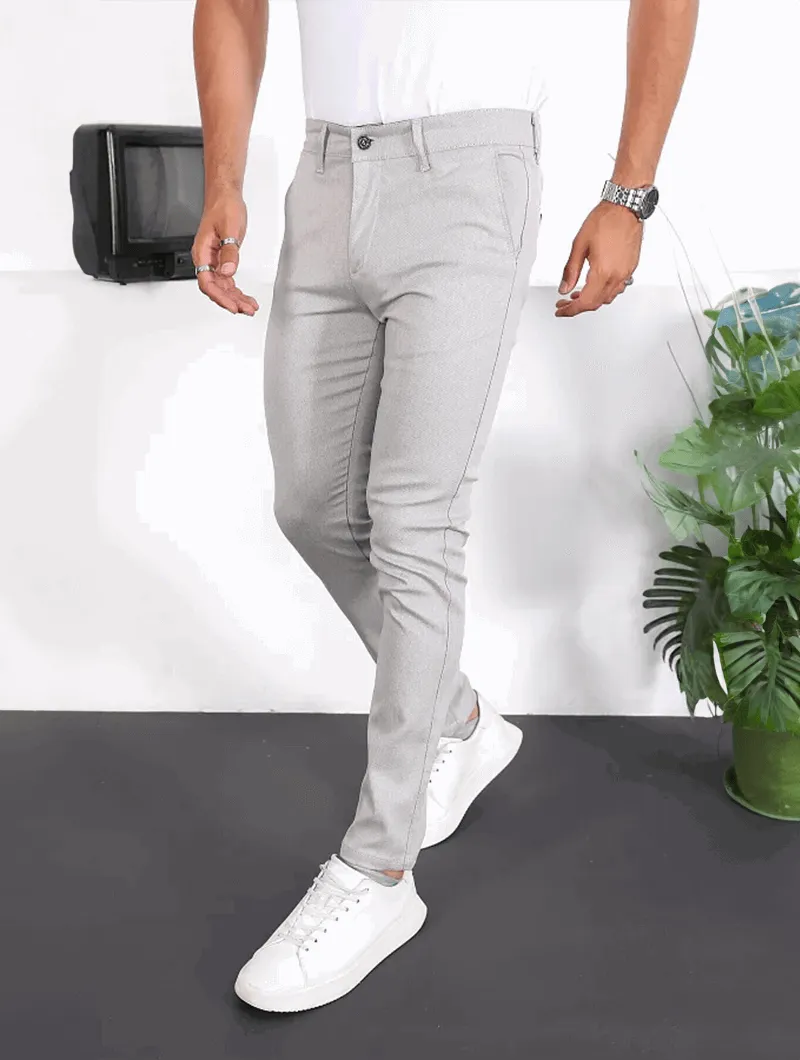 Michael – Comfortable Stretch Grey Pants for Men